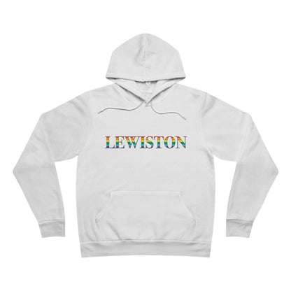 Lewiston Rainbow Unisex Sponge Fleece Pullover Hoodie