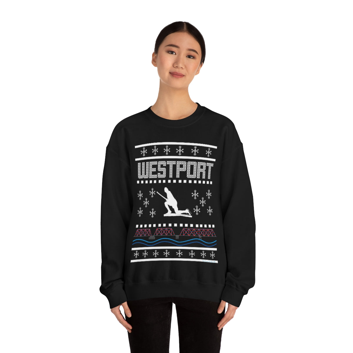 Westport Holiday Sweater Unisex Heavy Blend™ Crewneck Sweatshirt