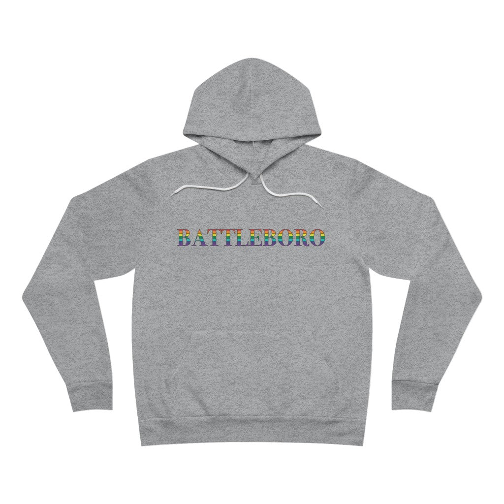 Battleboro Rainbow Unisex Sponge Fleece Pullover Hoodie