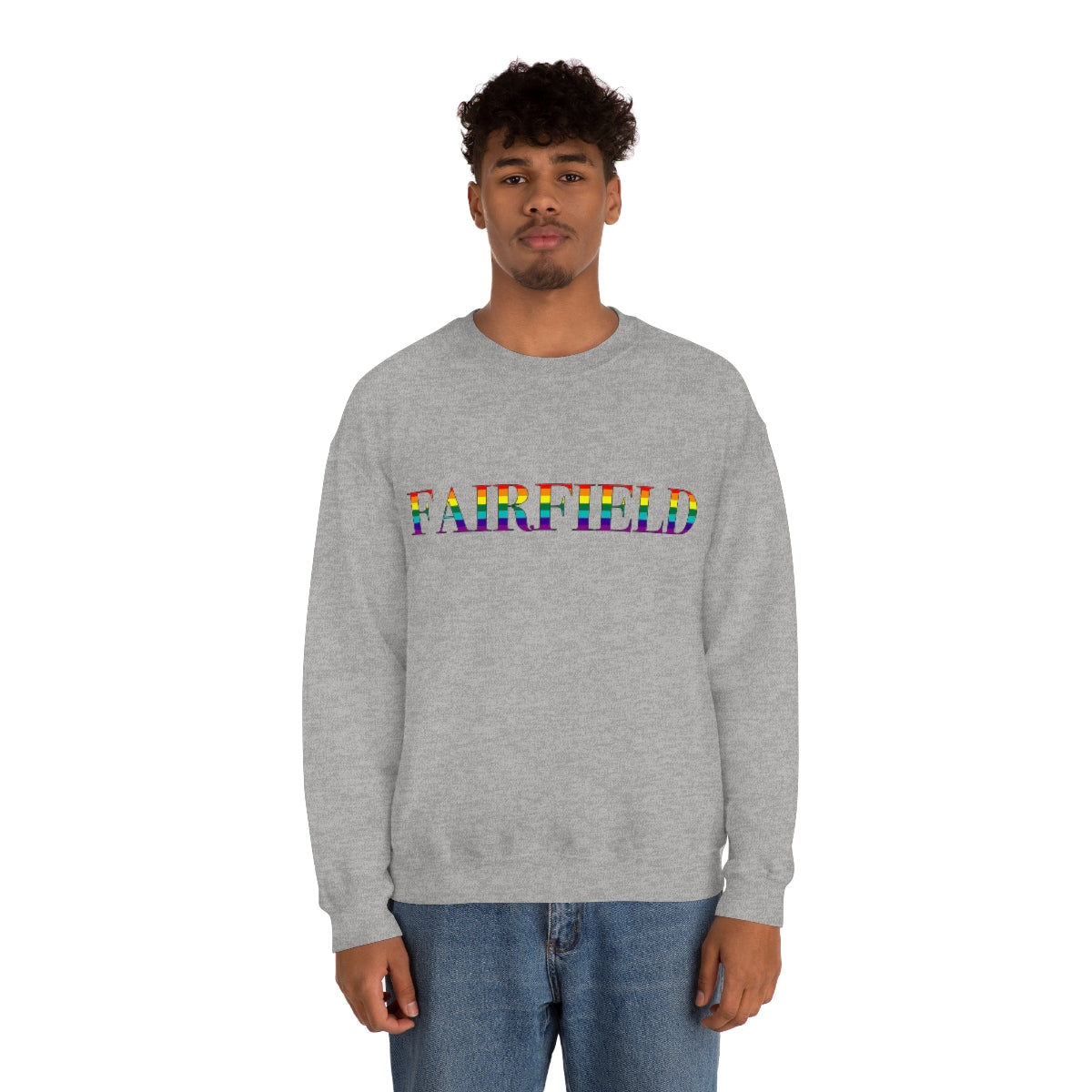 Fairfield Rainbow Unisex Heavy Blend™ Crewneck Sweatshirt