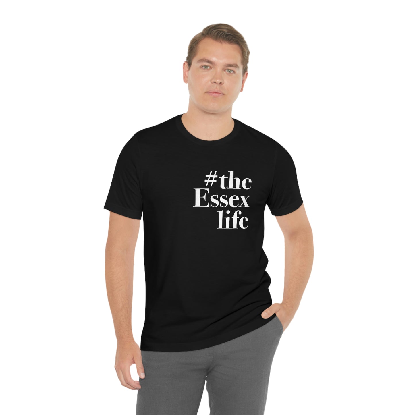 #theessexlife Unisex Jersey Short Sleeve Tee