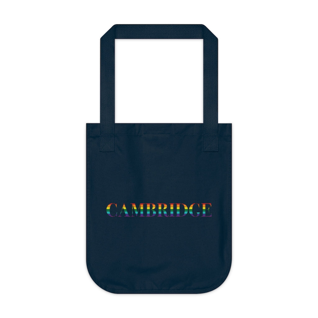 Cambridge Rainbow Organic Canvas Tote Bag