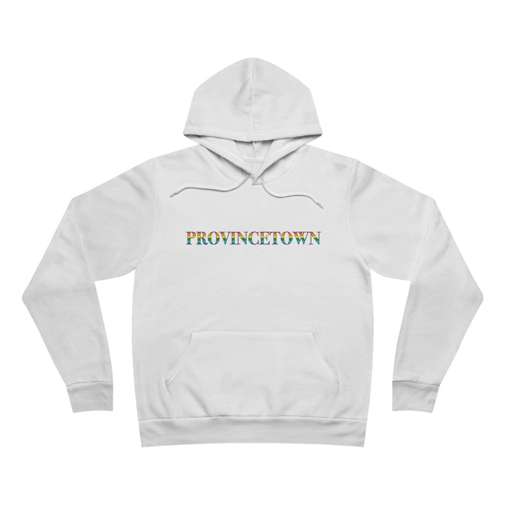 Provincetown Rainbow Unisex Sponge Fleece Pullover Hoodie