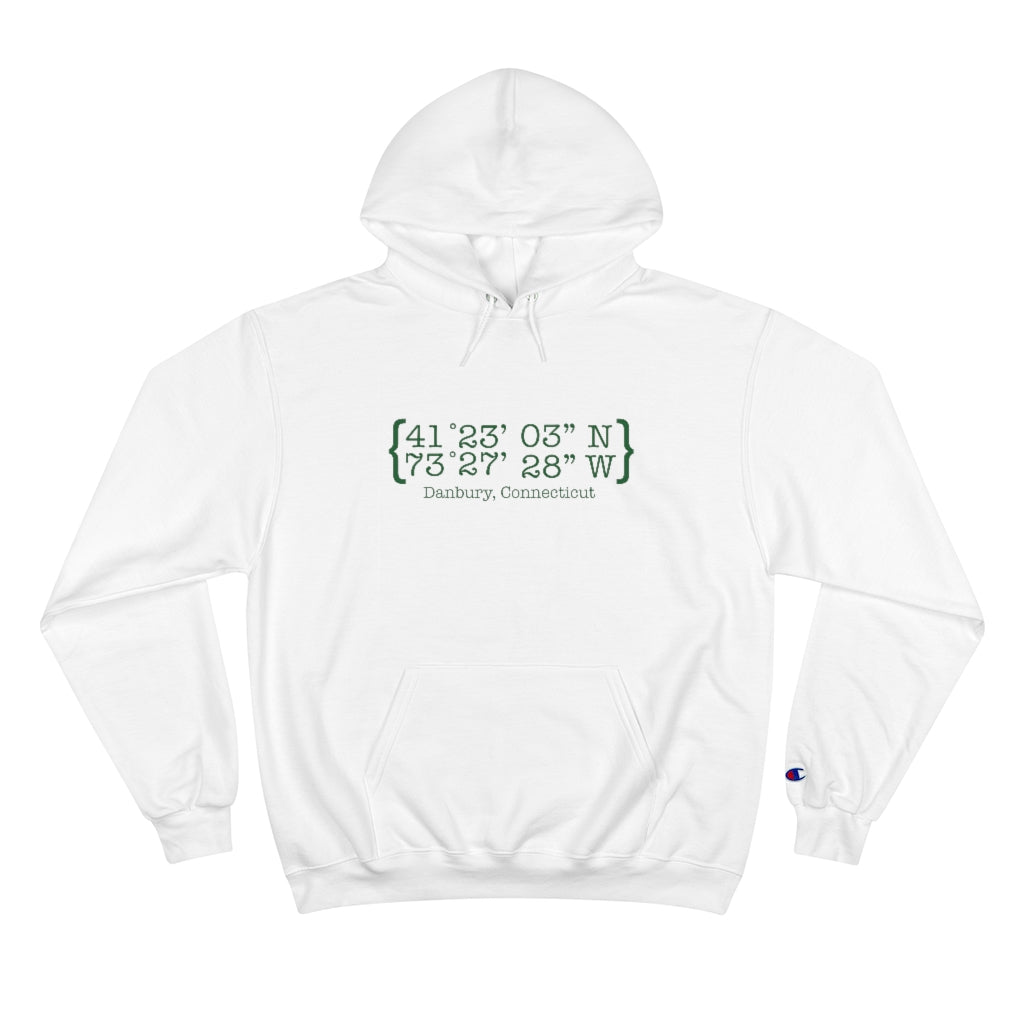 Danbury ct coordinates unisex hooded sweatshirt