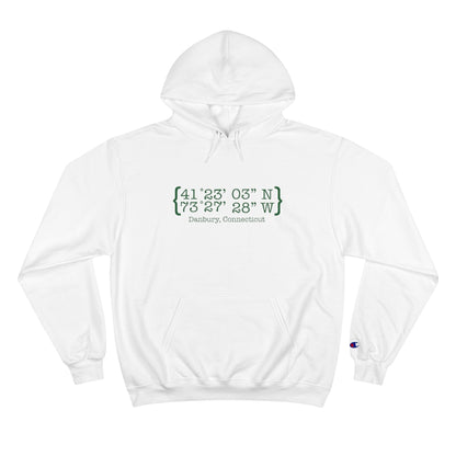 Danbury ct coordinates unisex hooded sweatshirt