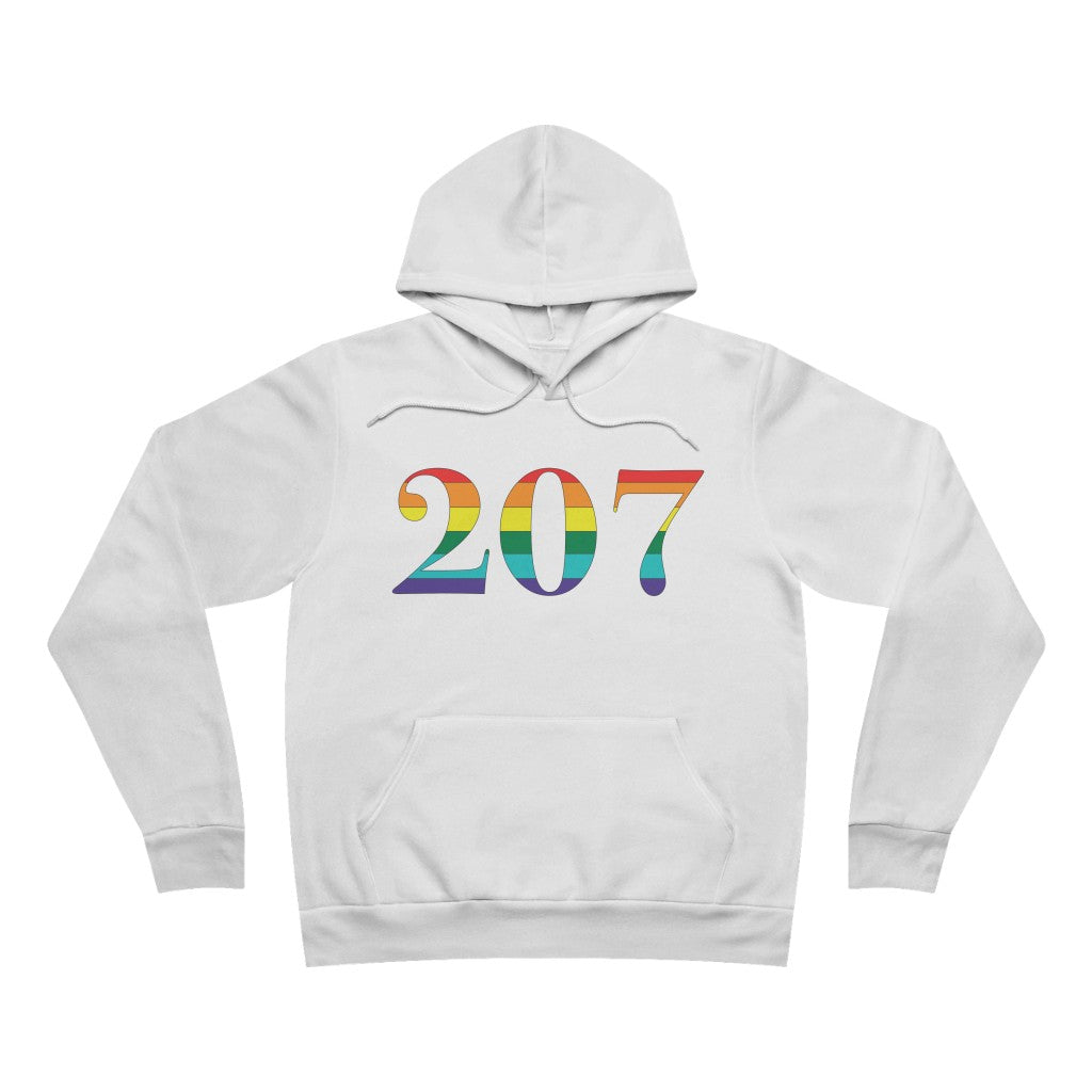 207 Rainbow Unisex Sponge Fleece Pullover Hoodie