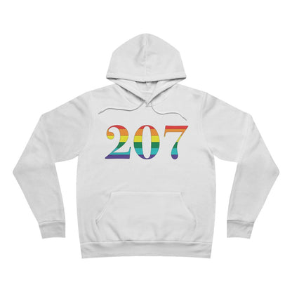 207 Rainbow Unisex Sponge Fleece Pullover Hoodie