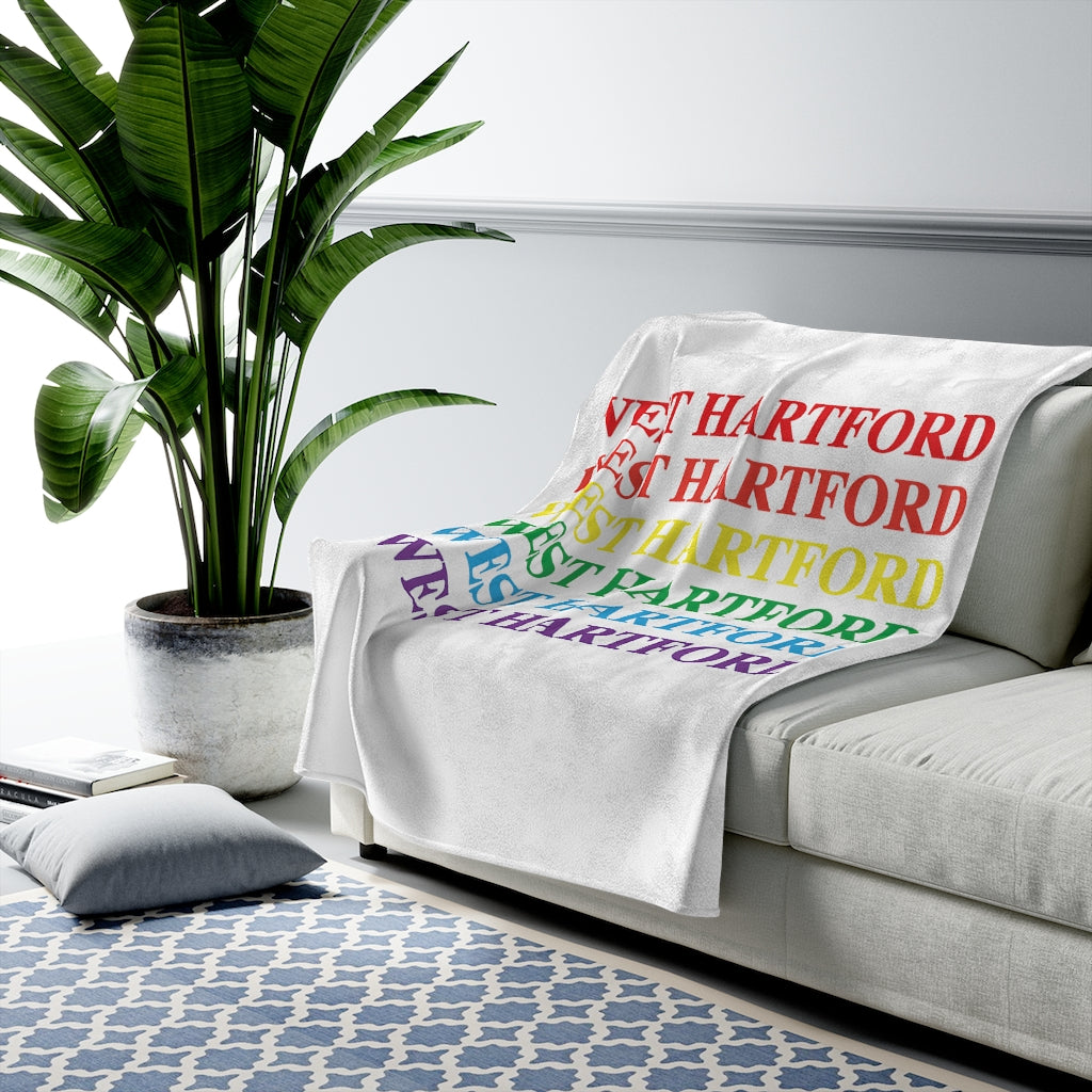 West Hartford Pride blanket.  West Hartford Connecticut tee shirts, hoodies sweatshirts, mugs, other apparel, home gifts, and souvenirs.  10% of the Proceeds of this collection will be donated to a Connecticut LGBTQ organization. Free USA shipping. 