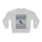 Westport Ugly Holiday Blue / White  Unisex Heavy Blend™ Crewneck Sweatshirt