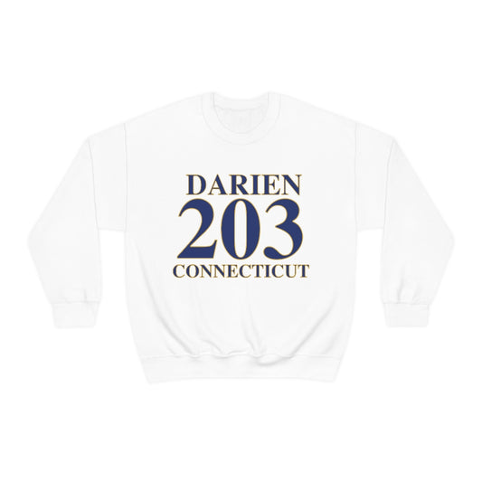 darien 203 connecticut unisex sweatshirt