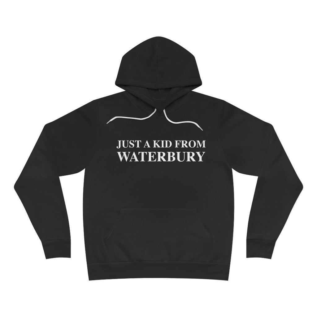 Just a kid from Waterbury Unisex Sponge Fleece Pullover Hoodie