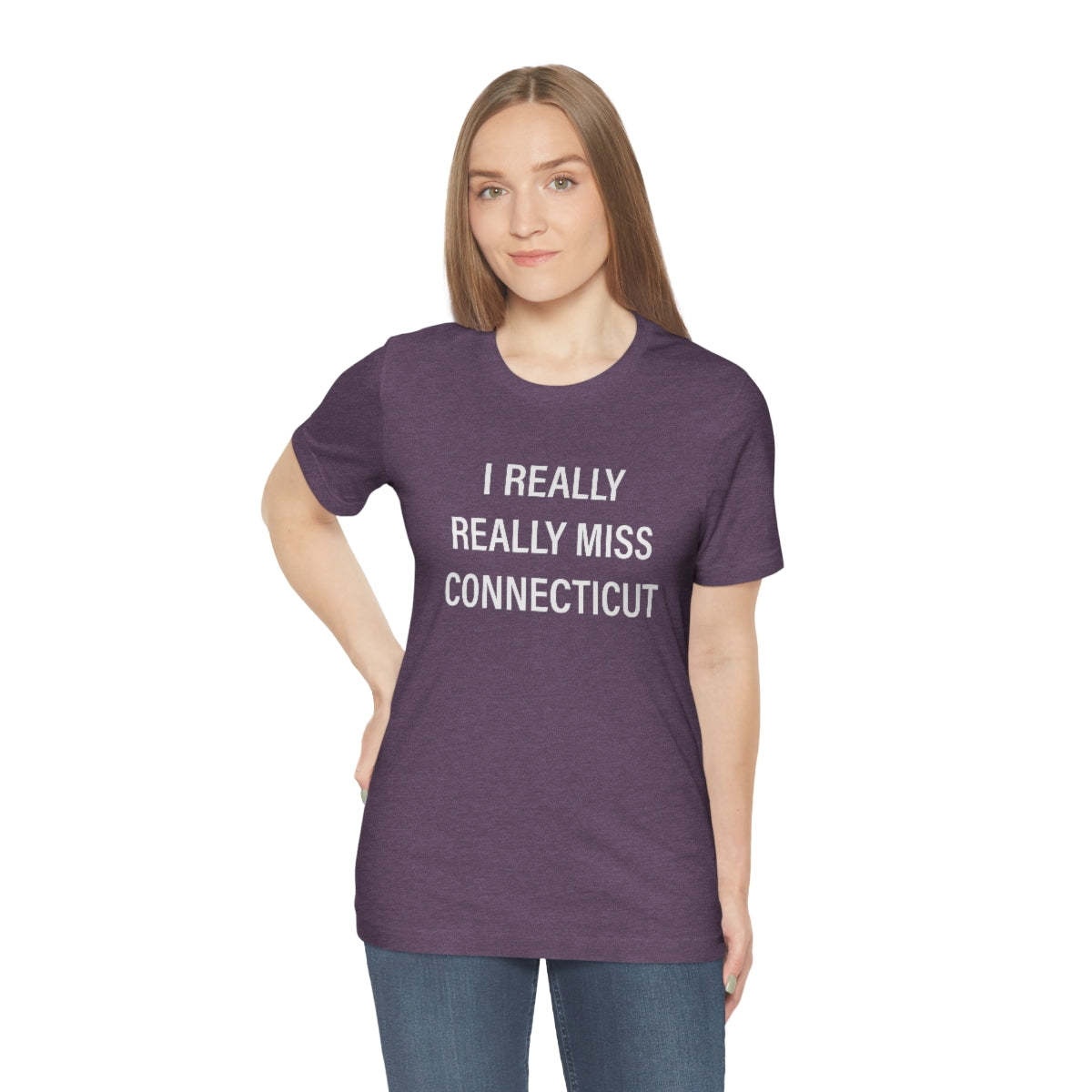 I Really Really Miss Connecticut Unisex Jersey Short Sleeve Tee