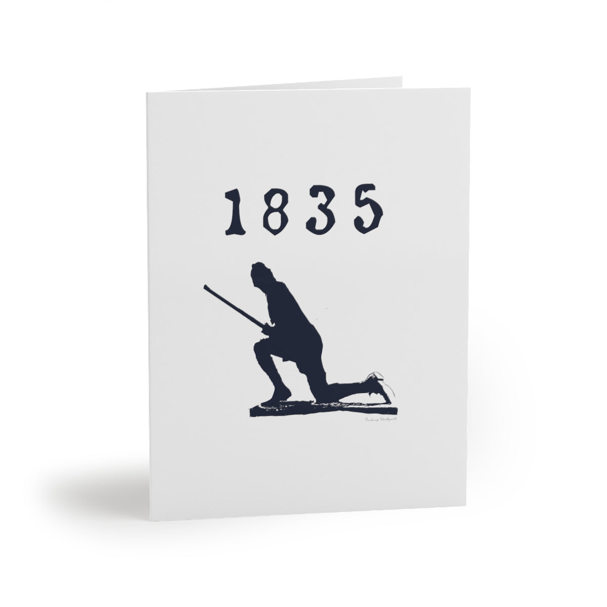 1835 Westport - Large Minuteman  Greeting Cards (8, 16, and 24 pcs)