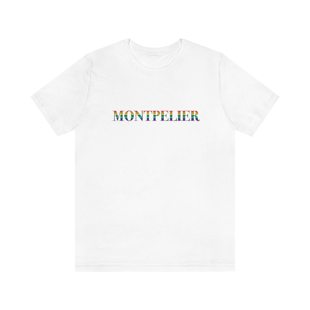 Montpelier Rainbow Unisex Jersey Short Sleeve Tee