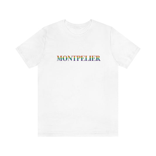 Montpelier Rainbow Unisex Jersey Short Sleeve Tee