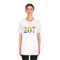 207 Rainbow Unisex Jersey Short Sleeve Tee