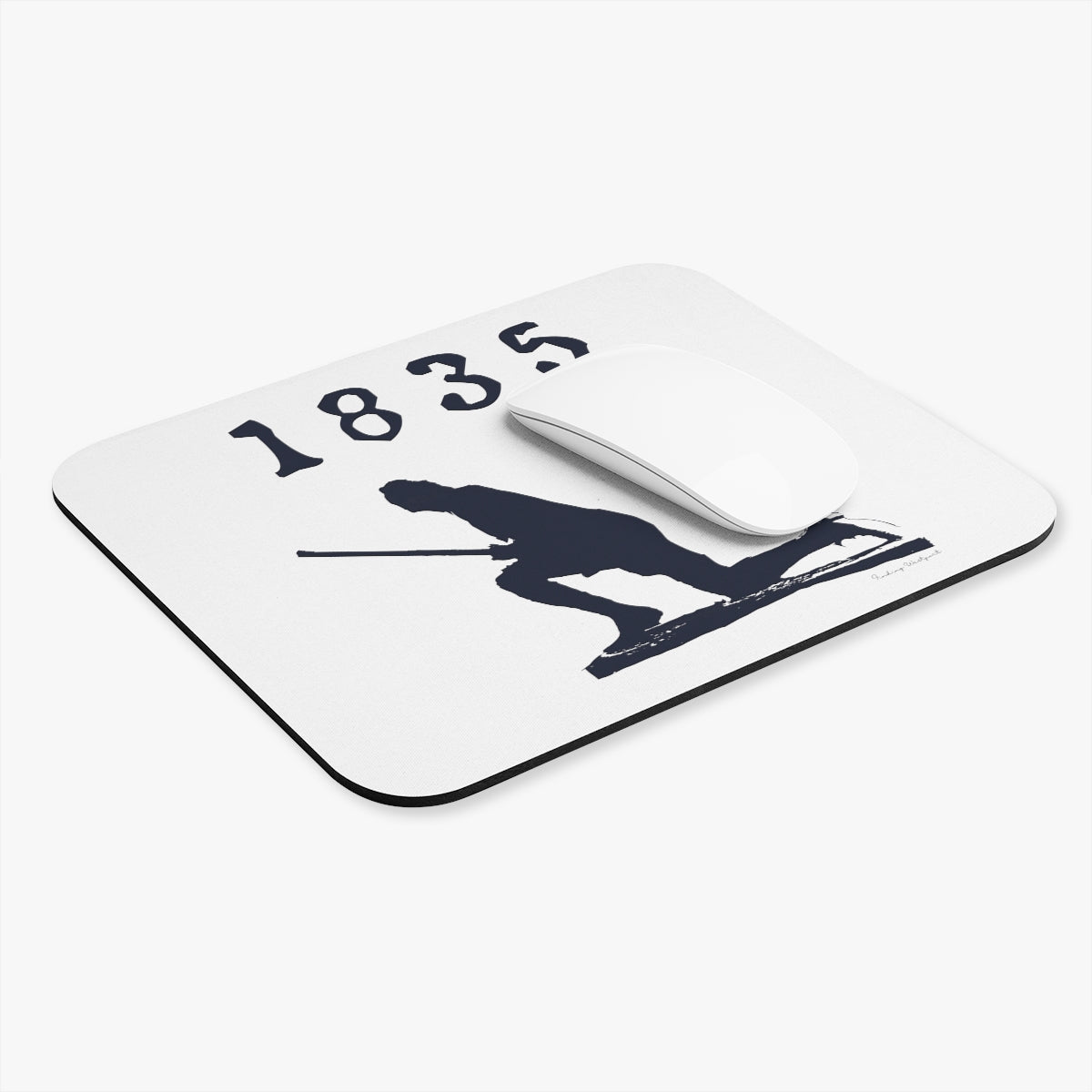 1835 Westport - Large Minuteman Mouse Pad (Rectangle)