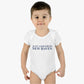 Just a kid from New Haven Infant Baby Rib Bodysuit
