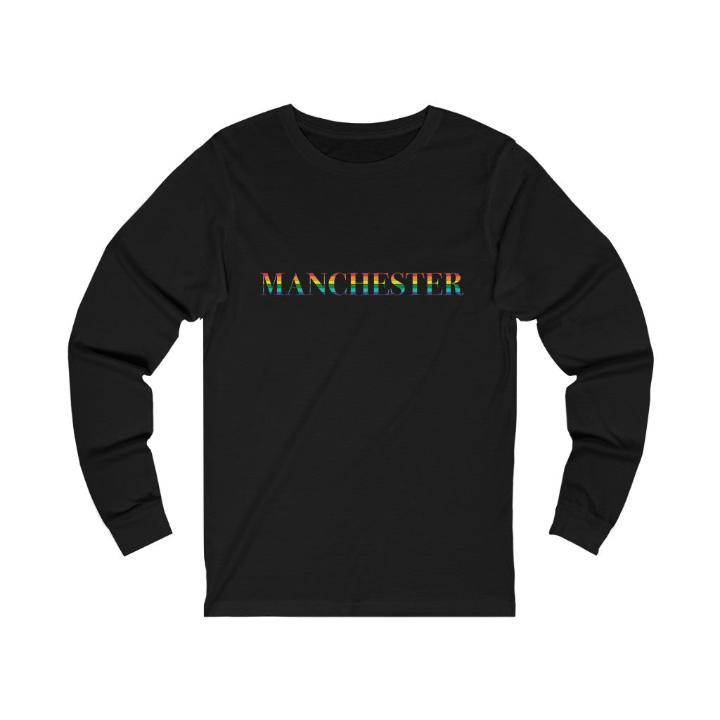 Manchester Rainbow Unisex Jersey Long Sleeve Tee