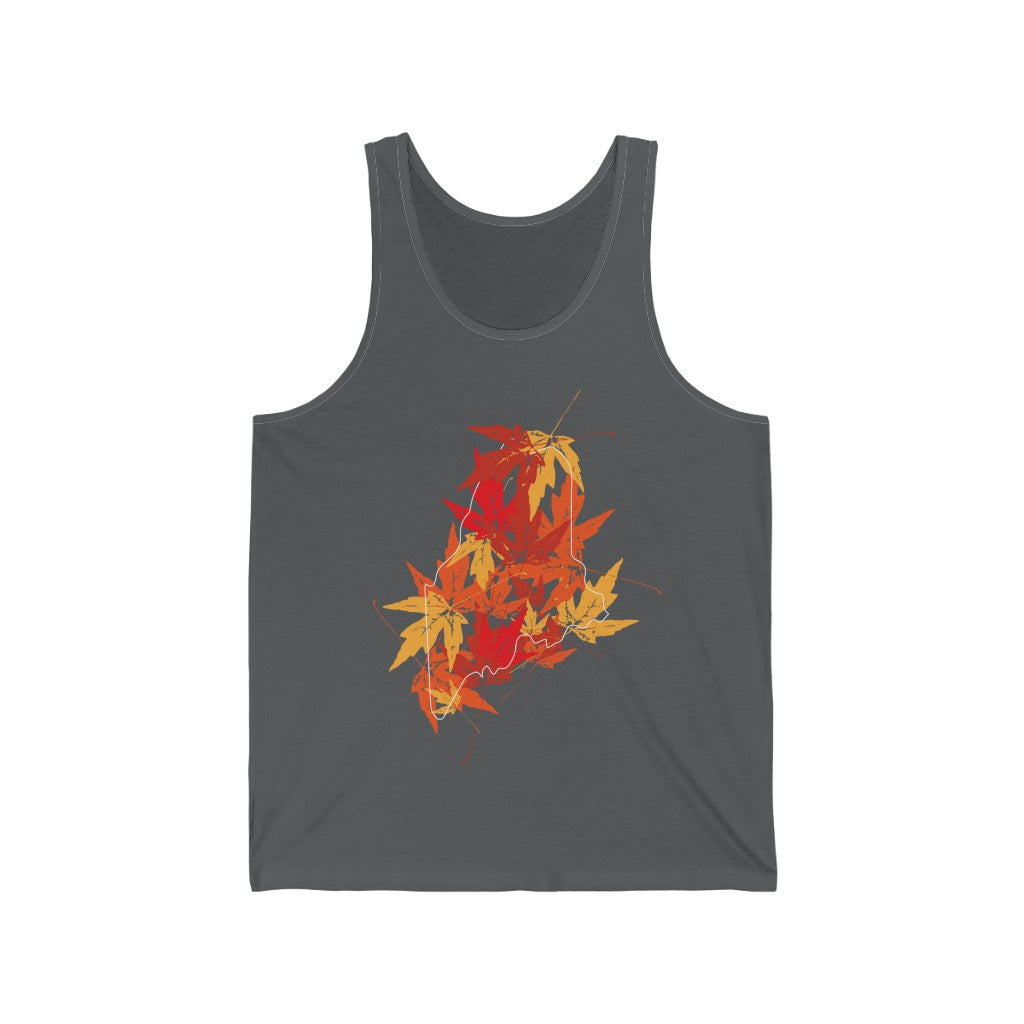 Maine leaves tank top 