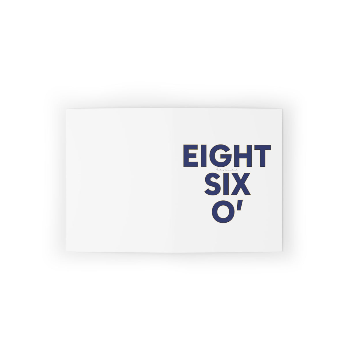 Eight Six O' Greeting Cards (8, 16, and 24 pcs)