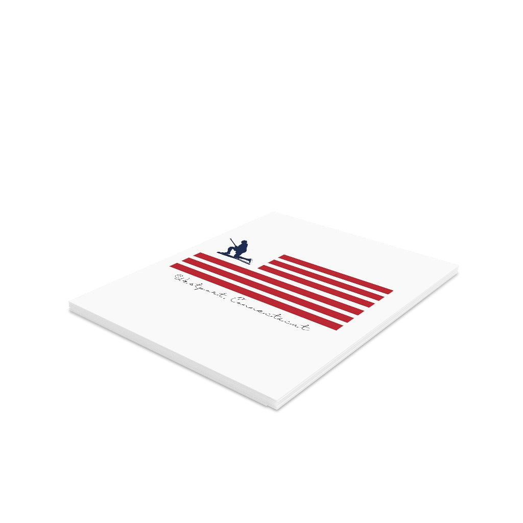 Minuteman Flag Greeting Cards