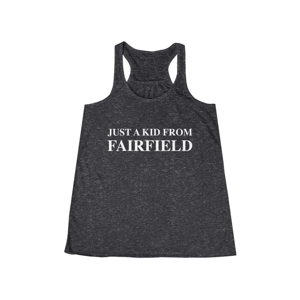 just a kid from fairfield ct / connecticut womens tank top 