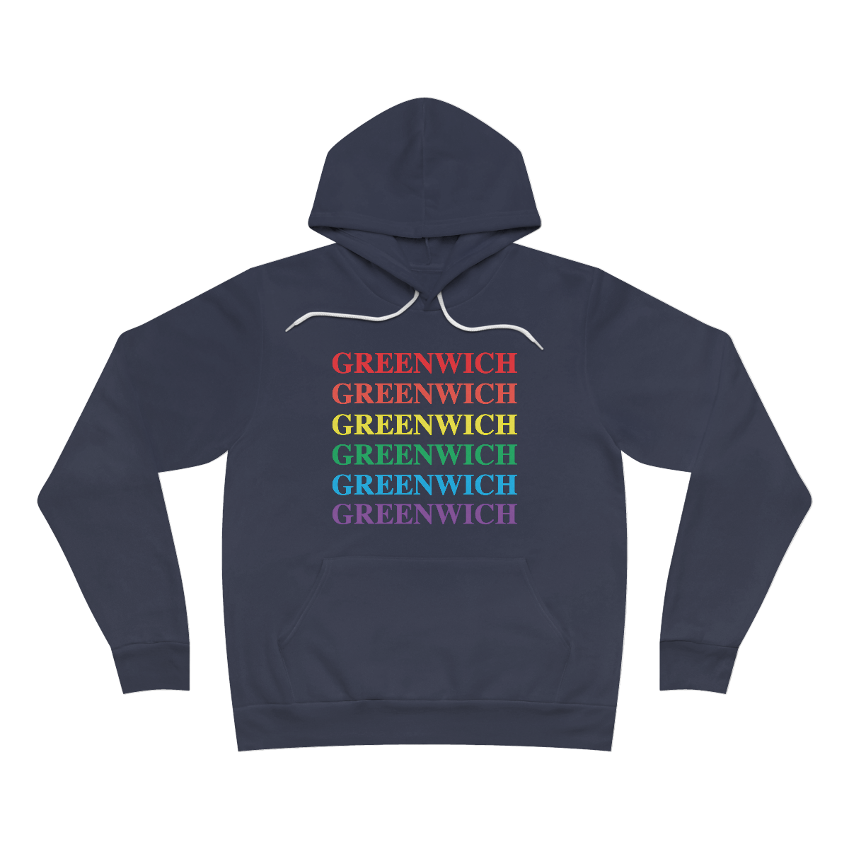 Greenwich Pride Unisex Sponge Fleece Pullover Hoodie