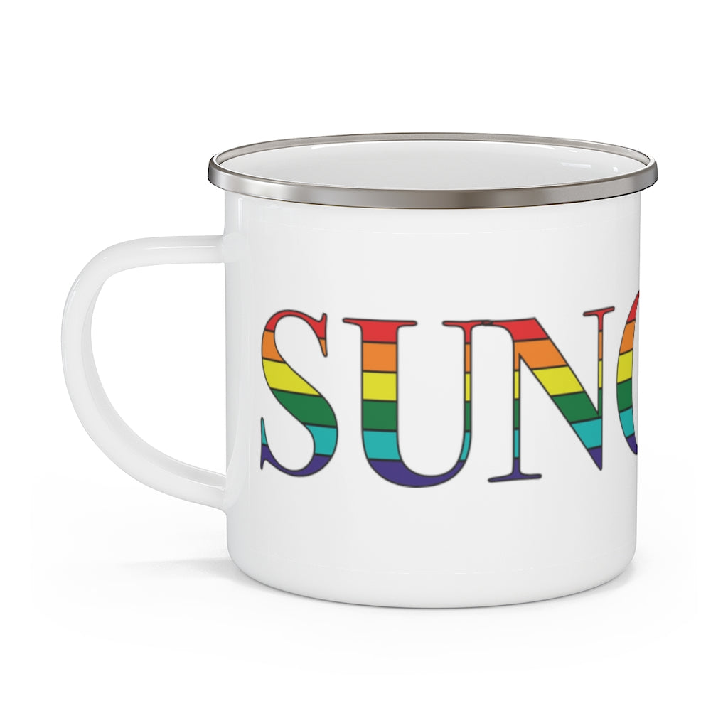 Suncook Rainbow Enamel Camping Mug