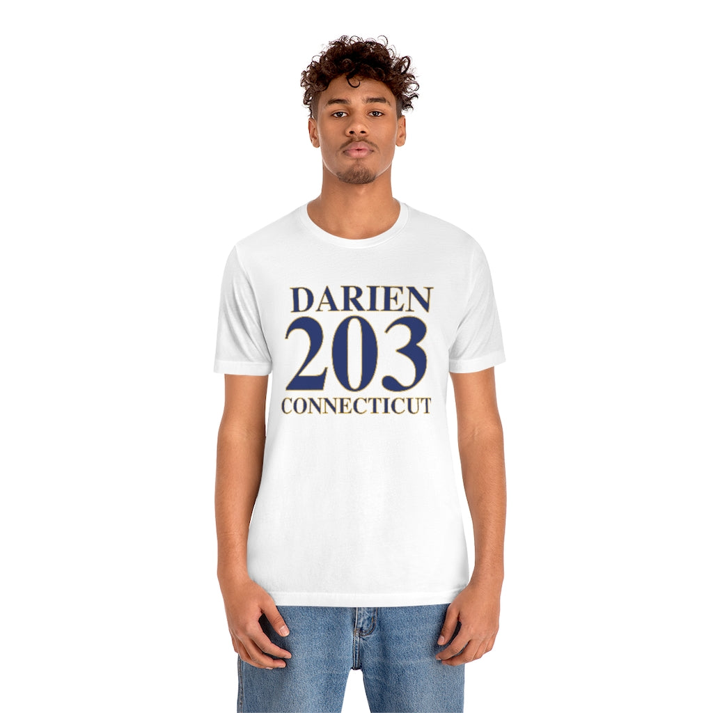 darien 203 Connecticut unisex tee shirt