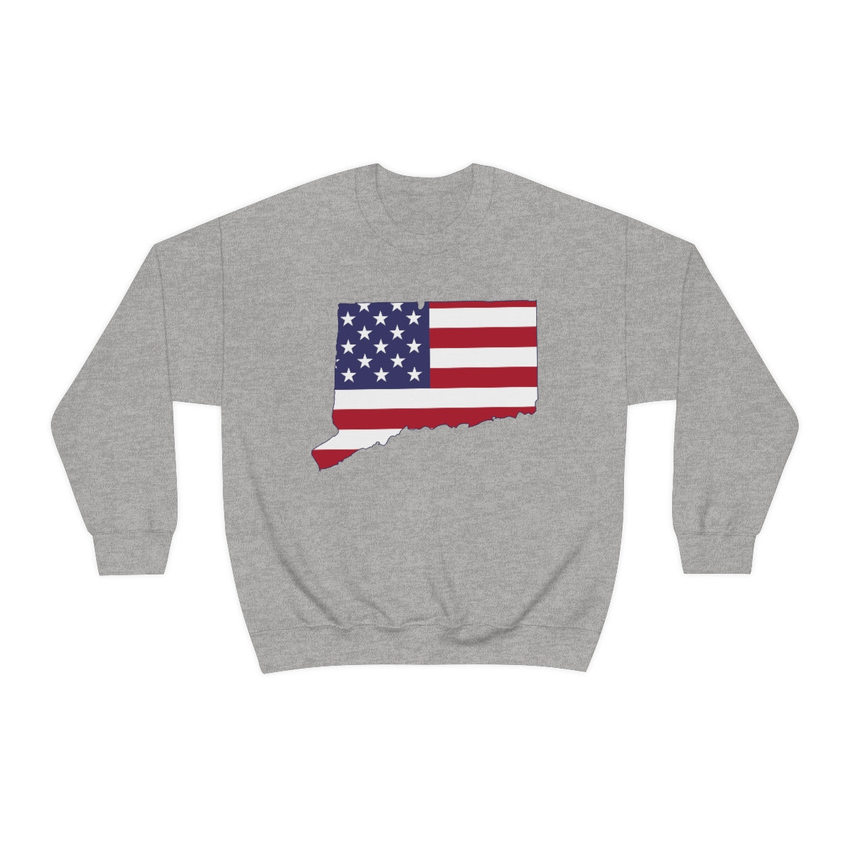 ct / connecticut american flag unisex sweatshirt 