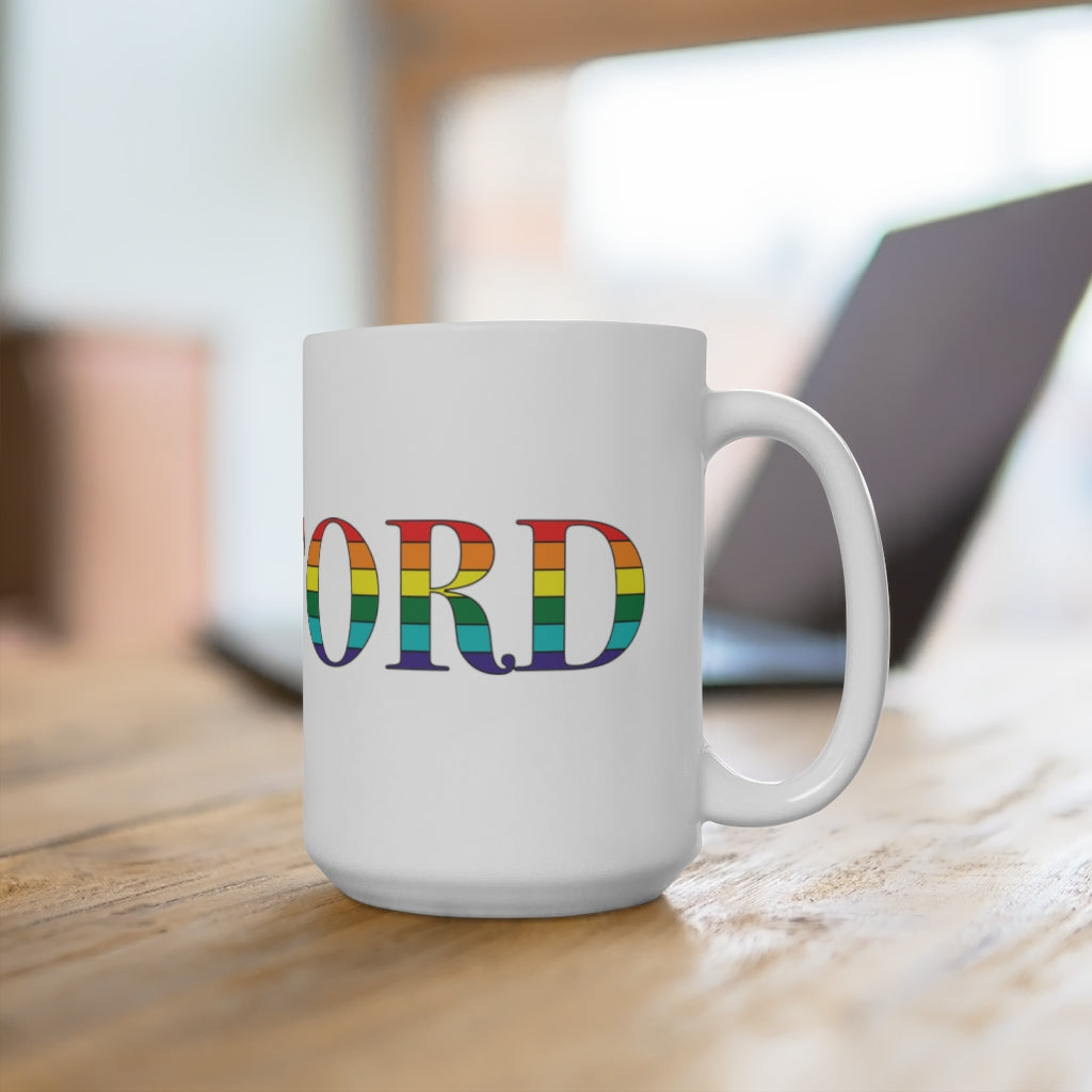 Medford Rainbow  White Ceramic Mug