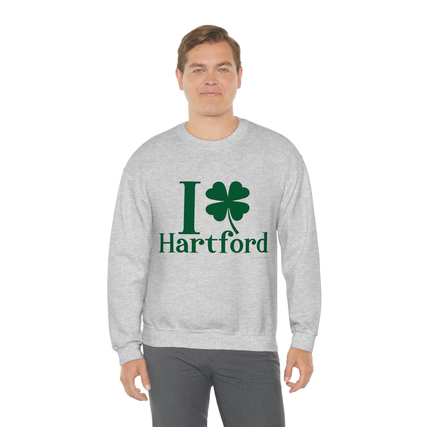 I Clover Hartford Unisex Heavy Blend™ Crewneck Sweatshirt