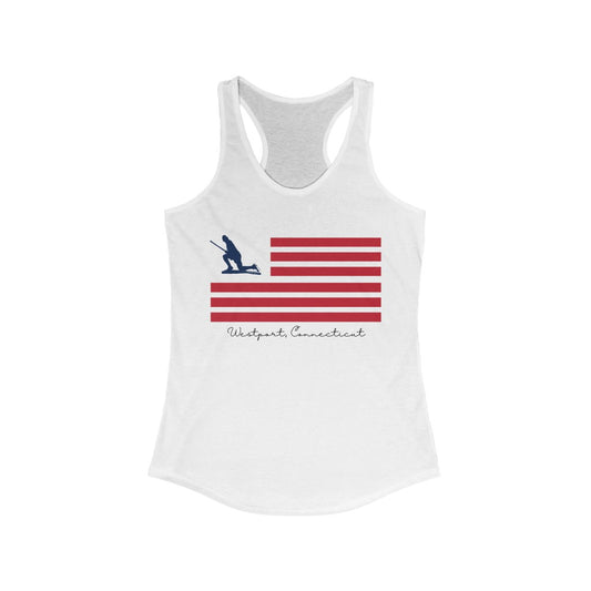  Minuteman Flag Women's Ideal Racerback Tank