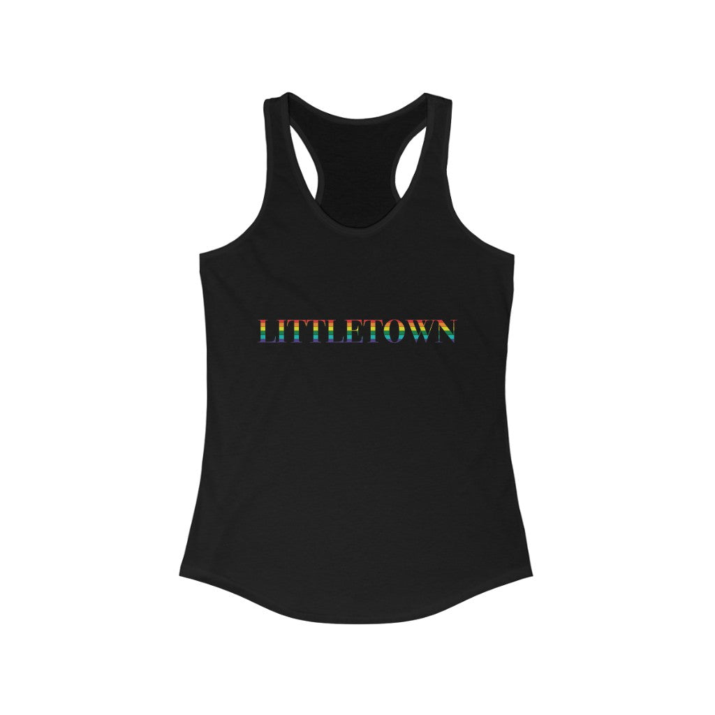 Littletown Rainbow Women's Ideal Racerback Tank