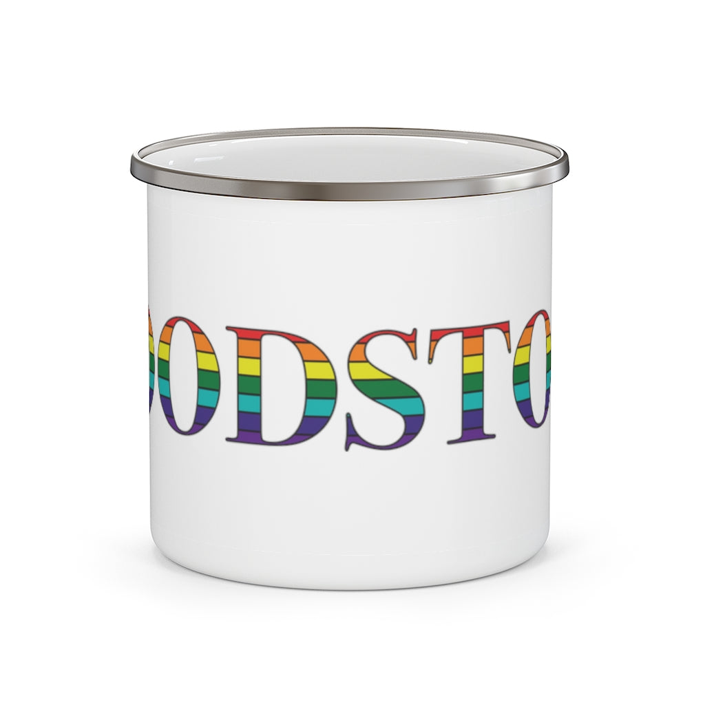 Woodstock Rainbow Enamel Camping Mug