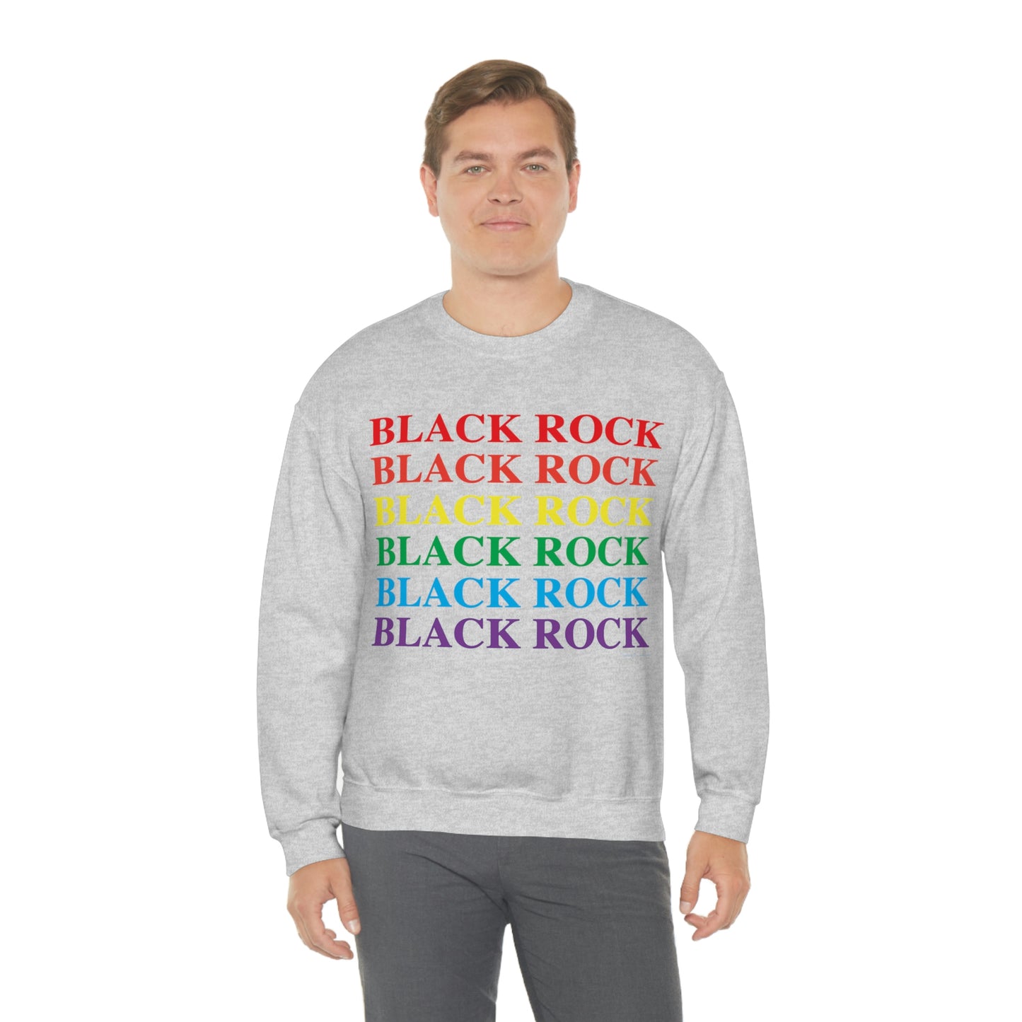 Black Rock Pride Unisex Heavy Blend™ Crewneck Sweatshirt