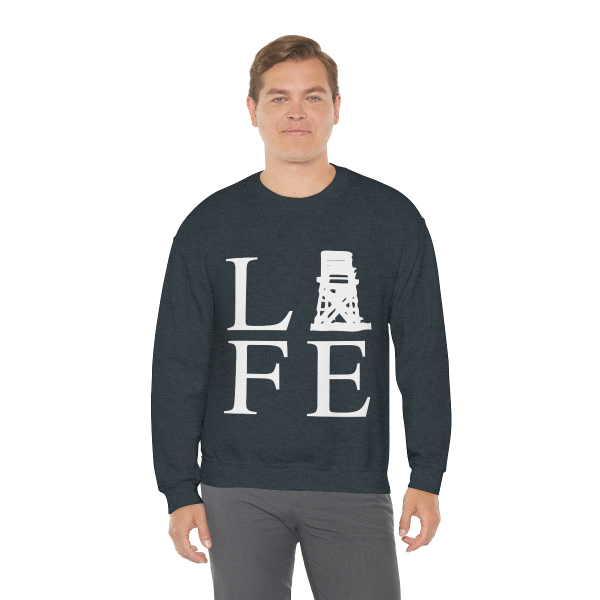 Fairfield Life (front) Unisex Heavy Blend™ Crewneck Sweatshirt