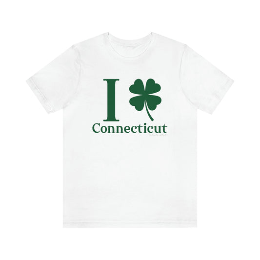 Connecticut St. Patricks's Day shirt, I Clover Connecticut