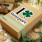 I Clover Westport Kiss-Cut Stickers