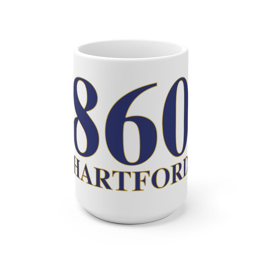 860 Hartford White Ceramic Mug 860 Hartford Collection. Inspired by the Connecticut flag and the 860! Show off for your pride for Connecticut and Hartford!   Proceeds of this collection go to help build Finding Connecticut’s website and brand. • Free USA shipping   Click here to go to our home page