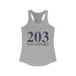 The 203 Westport Collection. Show off Westport and Connecticut at the same time. Colors were inspired by the Connecticut state flag. 