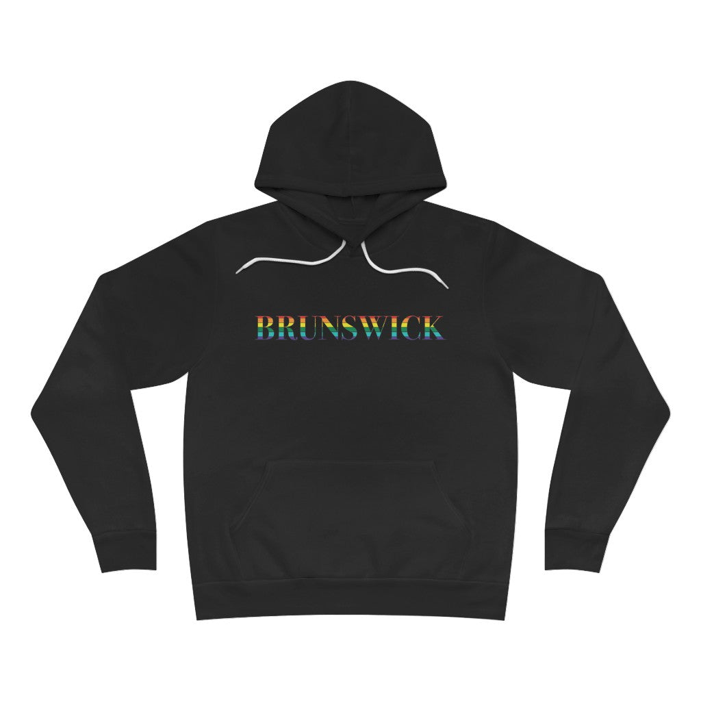 Brunswick Rainbow Unisex Sponge Fleece Pullover Hoodie