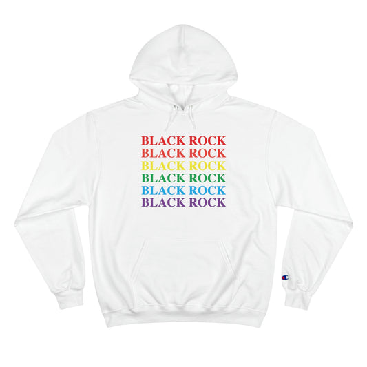 Black rock pride hoodie black rock bridgeport connecticut 