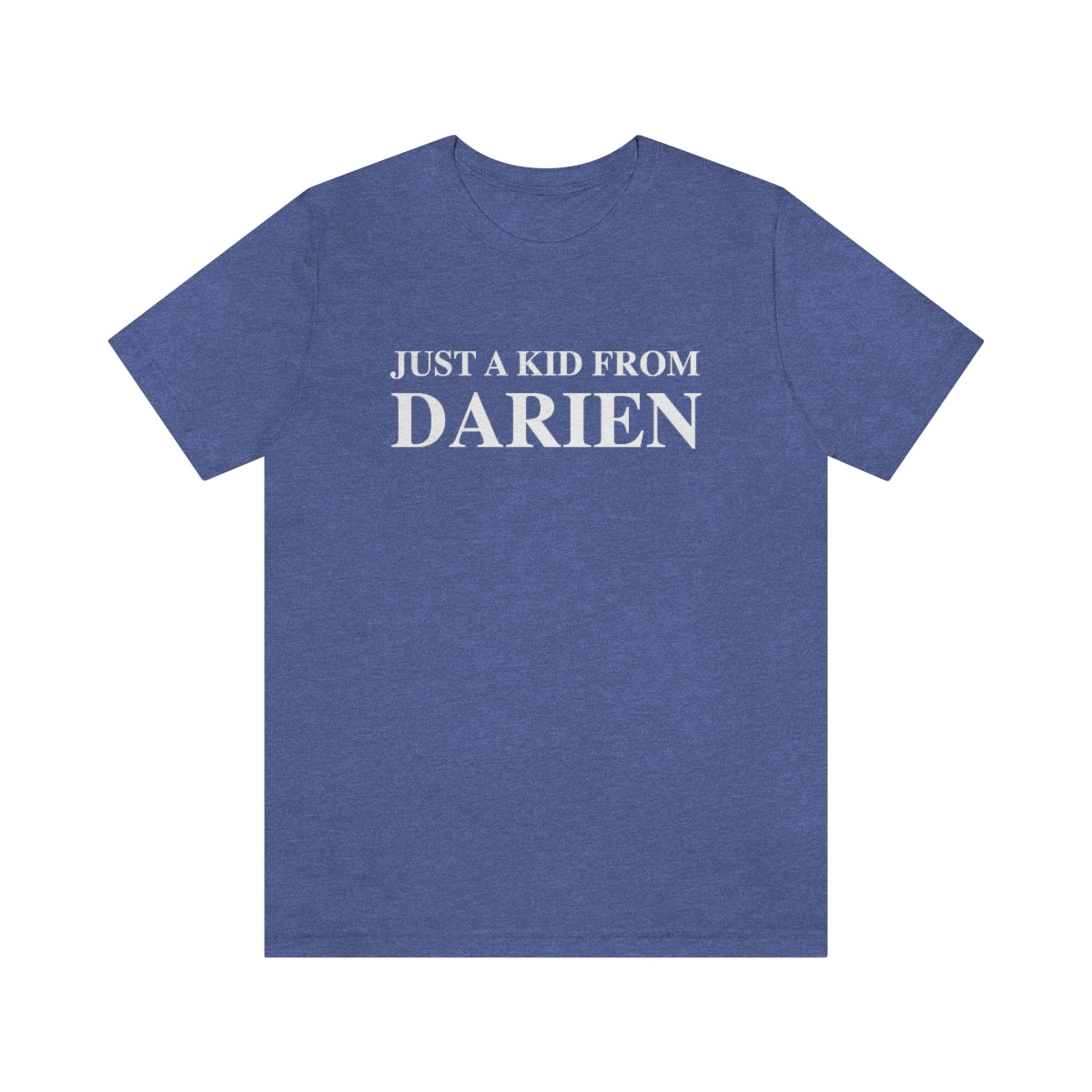 just a kid from darien tee shirt