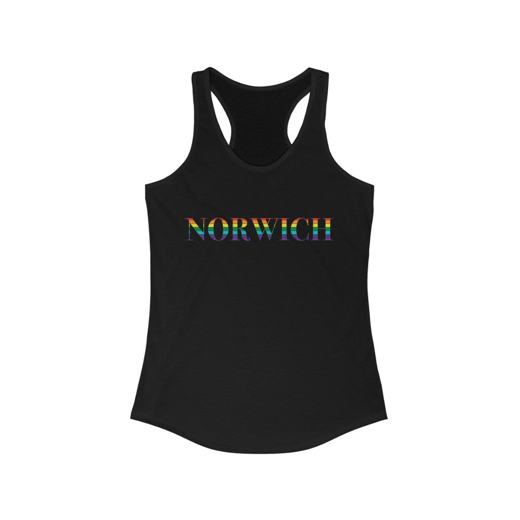 Norwich Rainbow Women's Ideal Racerback Tank