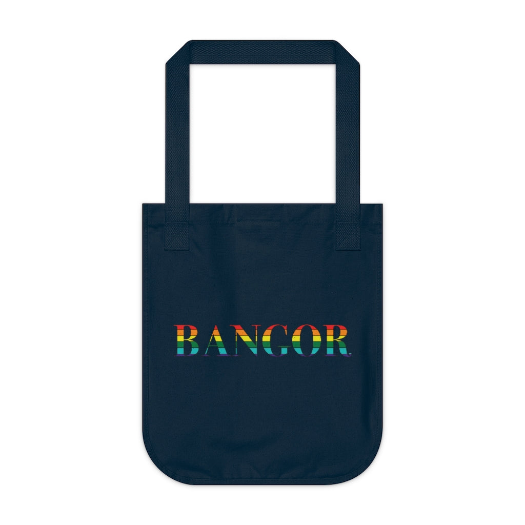 Bangor Rainbow Organic Canvas Tote Bag