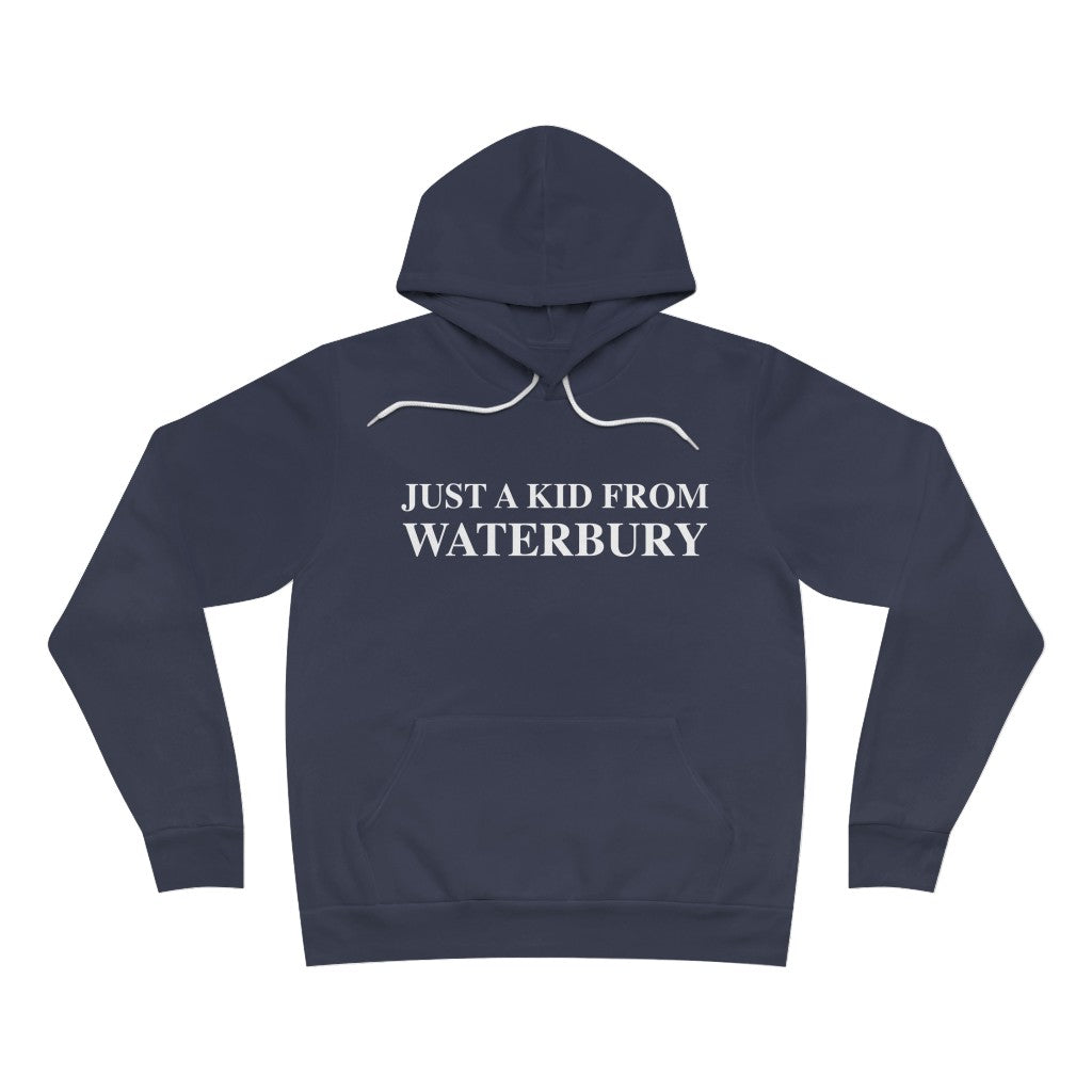 Just a kid from Waterbury Unisex Sponge Fleece Pullover Hoodie