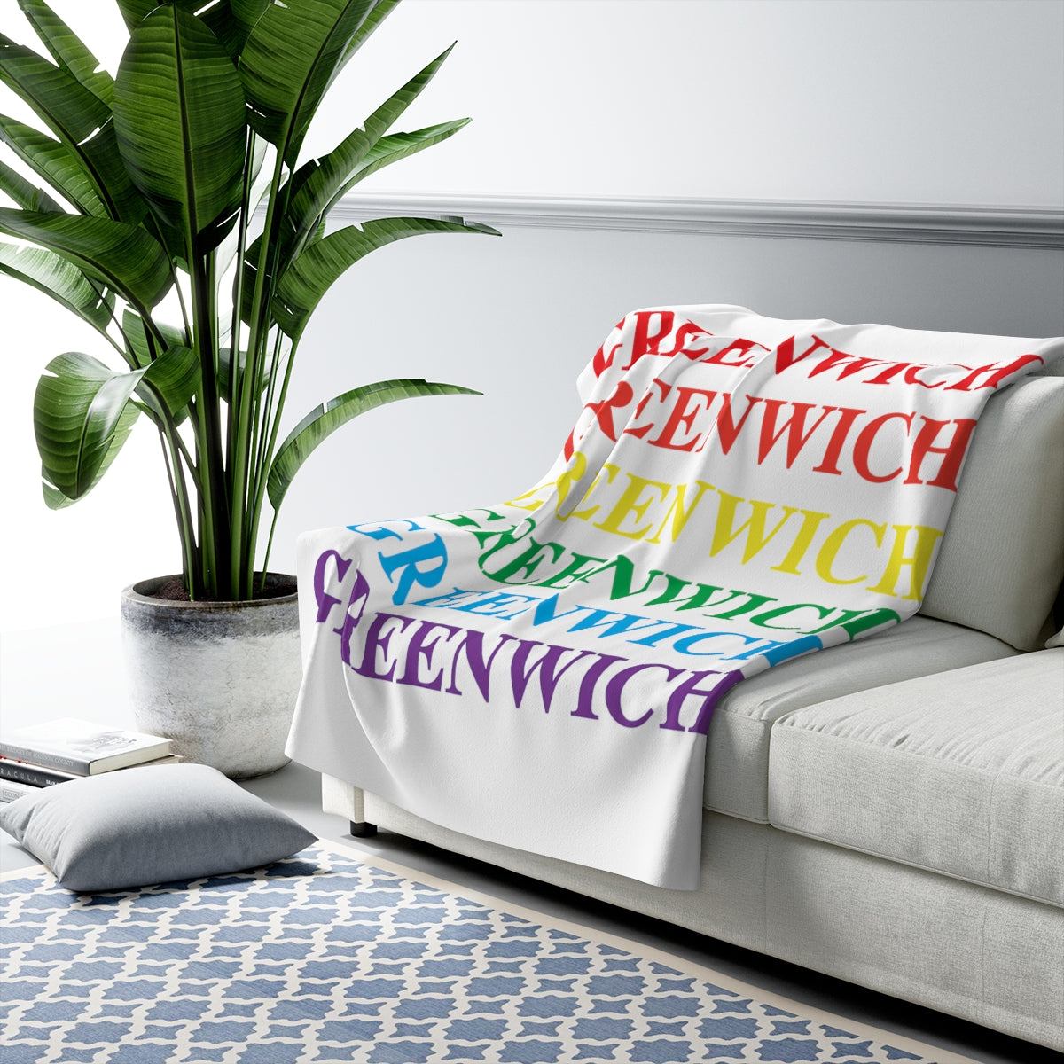 Greenwich Pride Sherpa Fleece Blanket