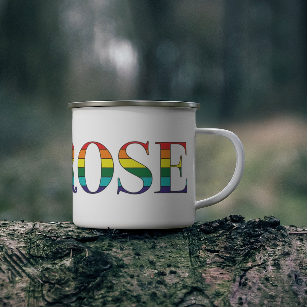 Melrose Rainbow Enamel Camping Mug